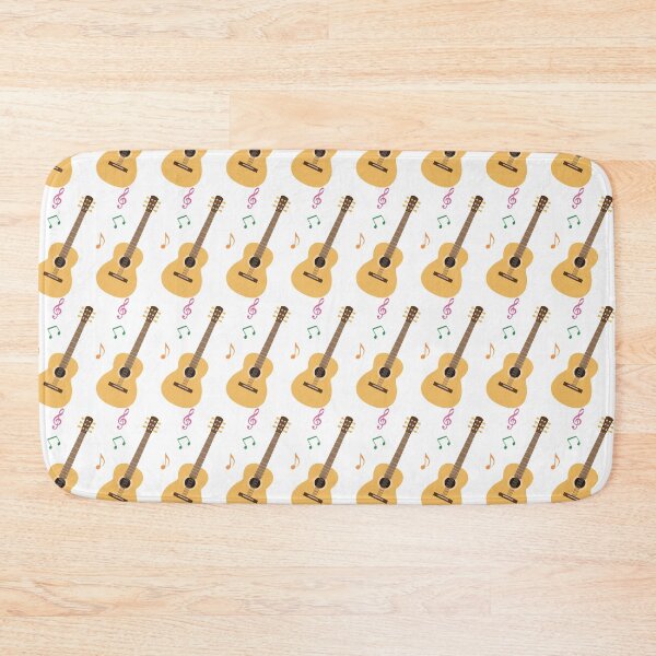 Item preview, Music notes and guitar pattern designed and sold by RaionKeiji.