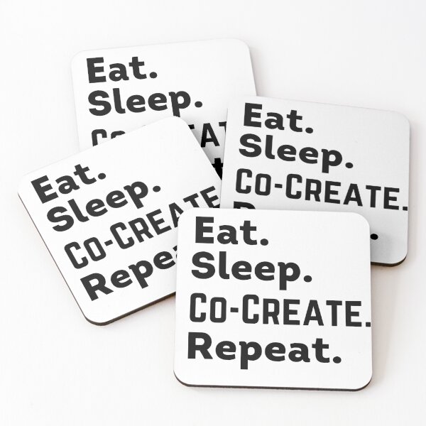 Item preview, Eat Sleep Co-Create Repeat - Law of Attraction designed and sold by LoA-Lady.