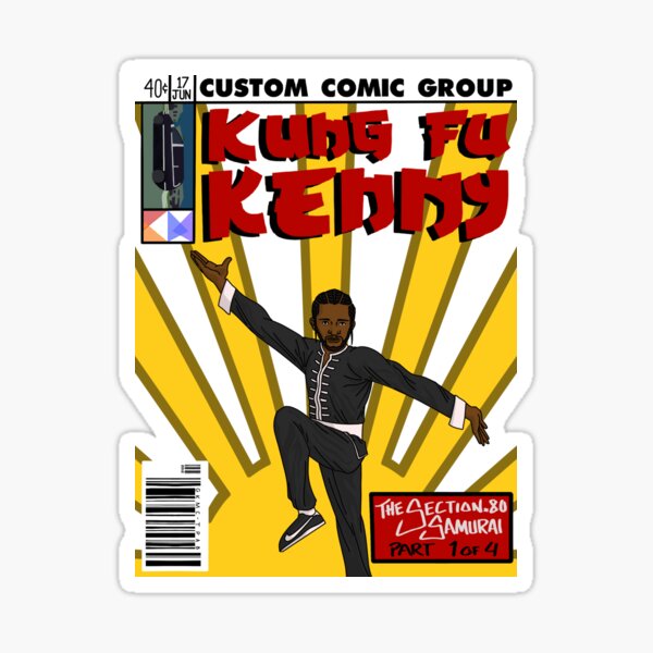 Kung Fu Kenny Stickers for Sale