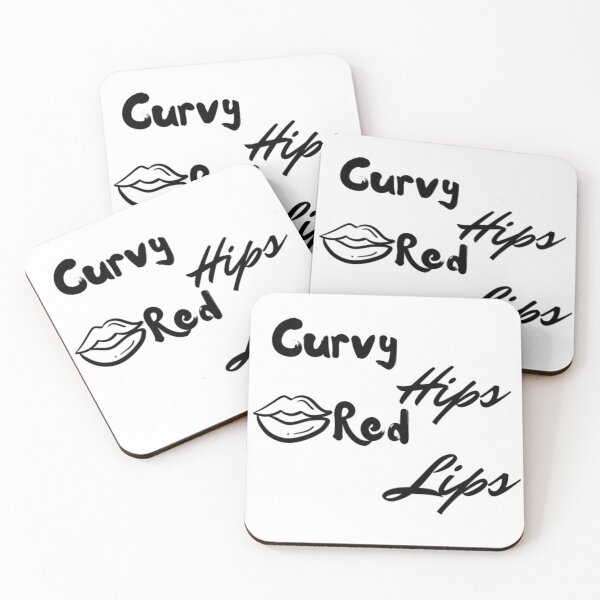 Item preview, Curvy hips red lips shirts | mugs | notebooks | hoodies designed and sold by EasyStreet Fashion.