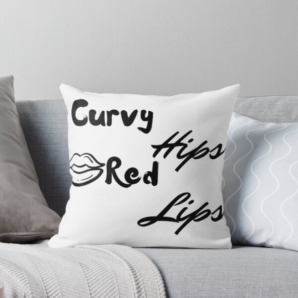 Item preview, Curvy hips red lips shirts | mugs | notebooks | hoodies designed and sold by EasyStreet Fashion.