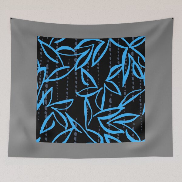 Item preview, Cool Blue Flowers Pattern Design! designed and sold by ShannaCreations.