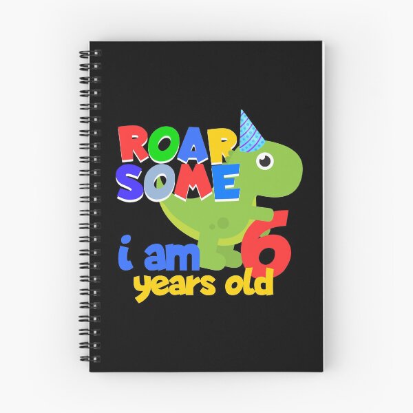 Item preview, 6 years dinosaur children birthday present designed and sold by 2blackcherries.