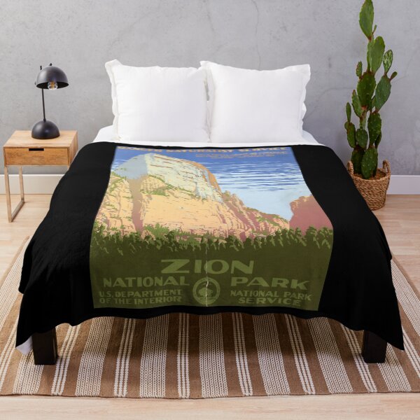 Item preview, Zion retro poster designed and sold by CorasPosters.