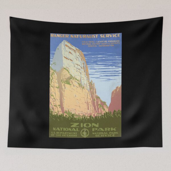 Item preview, Zion retro poster designed and sold by CorasPosters.