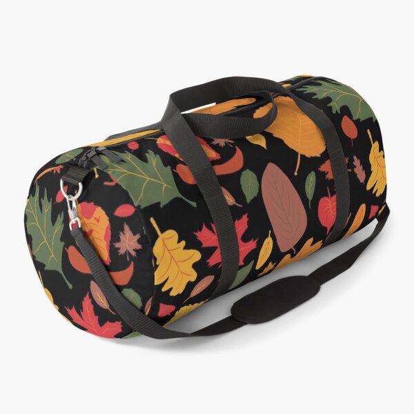 Item preview, Autumn Leaves on a Black Background designed and sold by ArtbyLinnea.