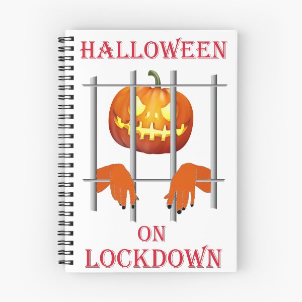 Item preview, Halloween on Lockdown Pumpkin Spooky Quarantine  designed and sold by thebeardedscot.