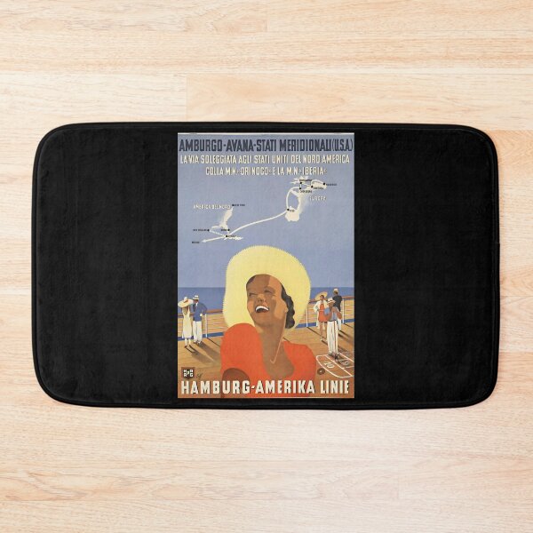 Item preview, Hamburg Amerika Linie retro poster designed and sold by CorasPosters.