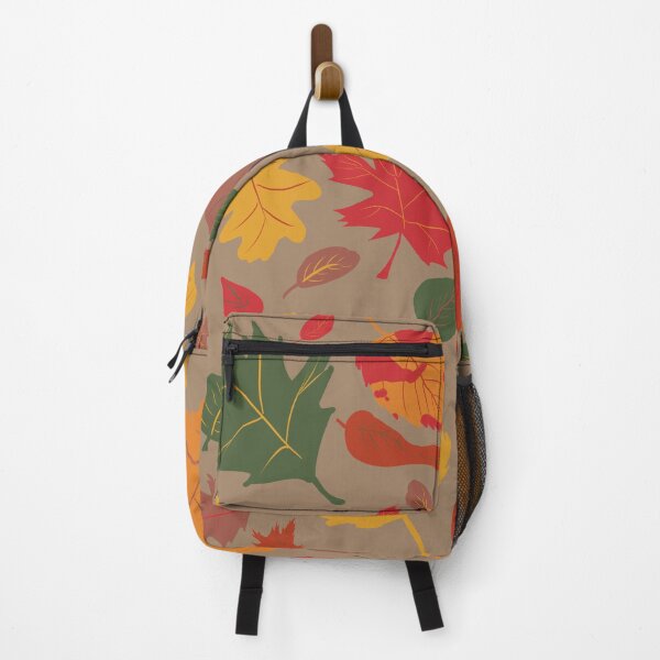 Item preview, Autumn Leaves on a Brown Background designed and sold by ArtbyLinnea.