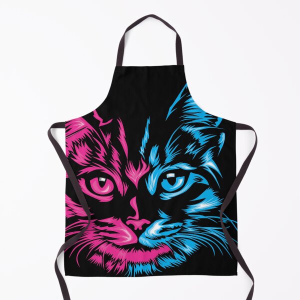 Item preview, cats in pink blue designed and sold by chapunkart.