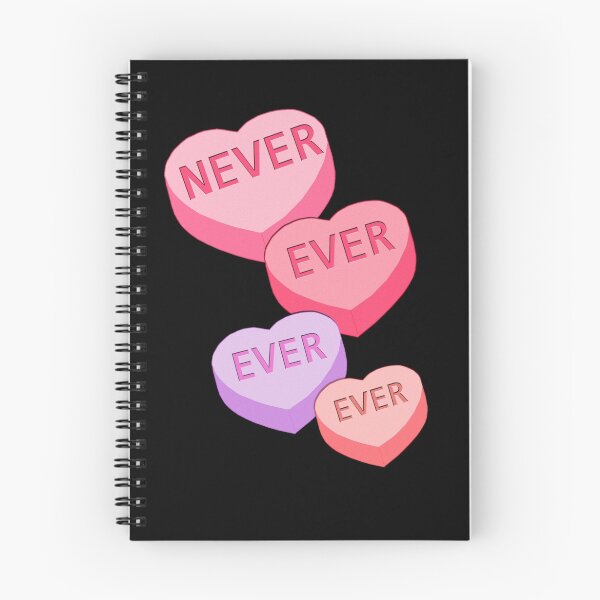 Item preview, ANTI VALENTINE NEVER EVER EVER Candy Hearts designed and sold by Greenbaby.