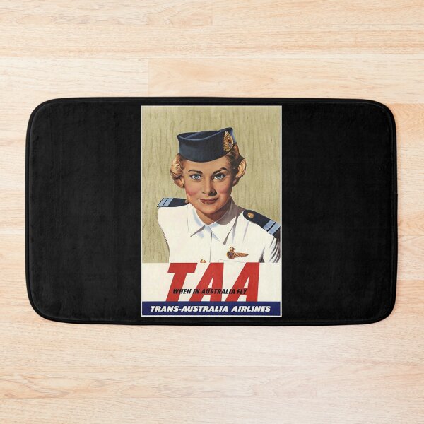 Item preview, When in Australia Fly retro poster designed and sold by CorasPosters.