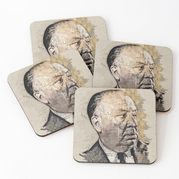Item preview, Alfred Hitchcock Portrait - Wall Art designed and sold by d1mology.