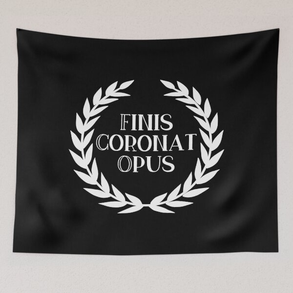 Item preview, Finis Coronat Opus designed and sold by StillInBeta.