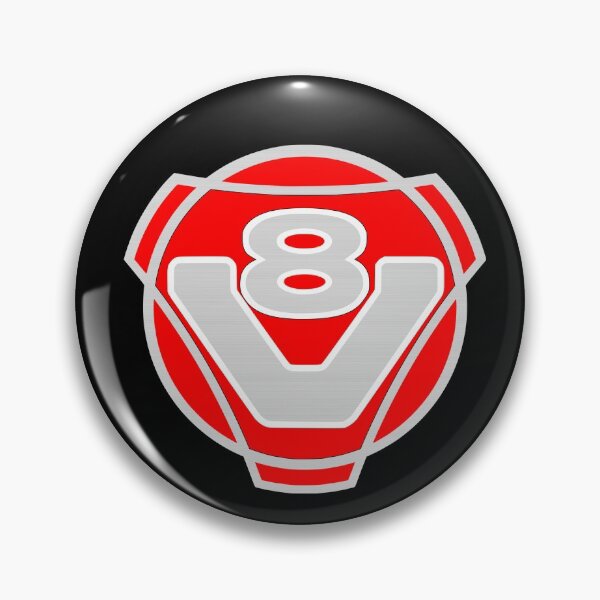 Item preview, Red V8 Truck Logo designed and sold by ScaniaTrucks.