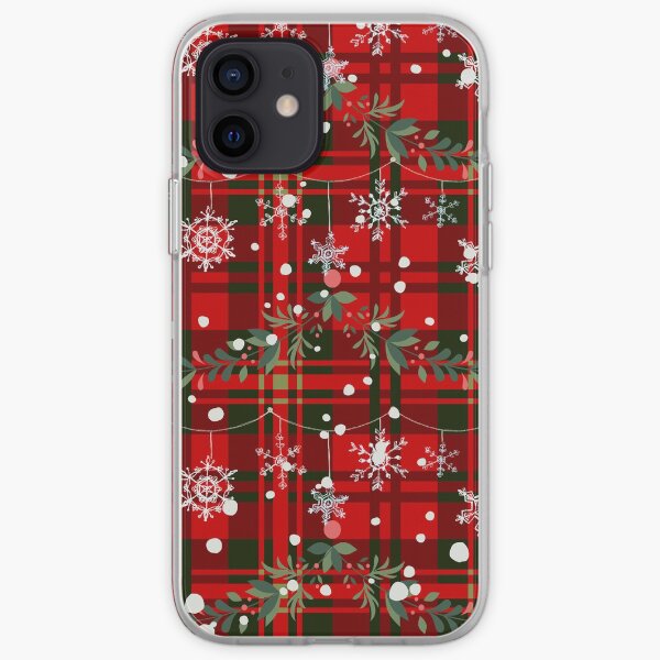 Weihnachtstartan iPhone Flexible Hülle
