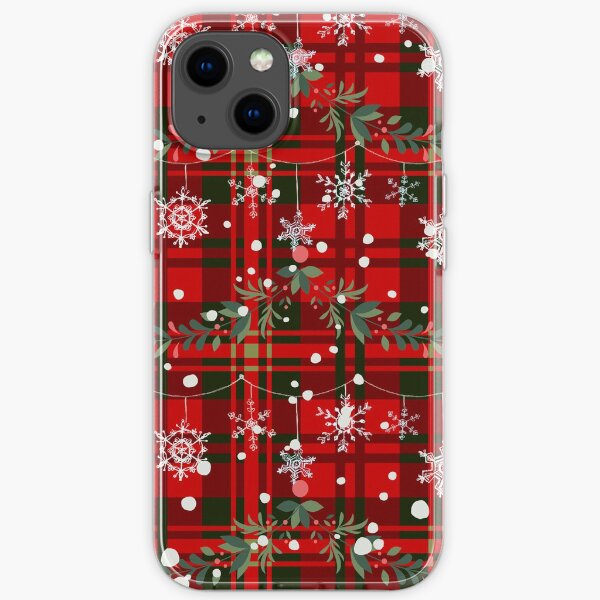 Christmas Tartan iPhone Soft Case