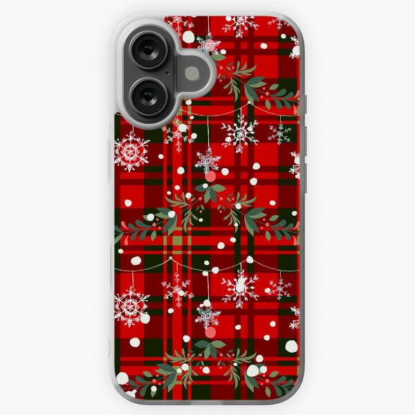 Christmas Snowflake Tartan iPhone Case