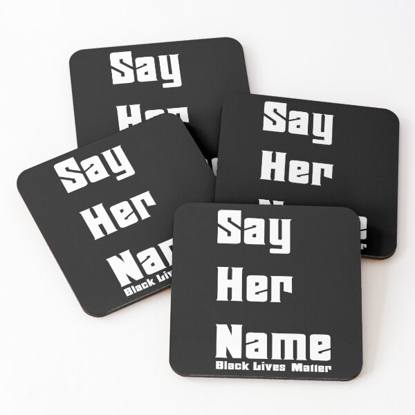 Item preview, Say Her Name Black Lives Matter designed and sold by RB-Store.