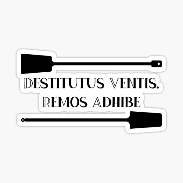 Destitutus Ventis, Remos Adhibe Sticker