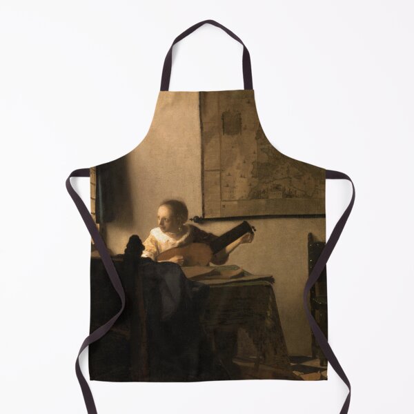 Item preview, Johannes Vermeer "Woman with a Lute" designed and sold by Alexandra Dahl.
