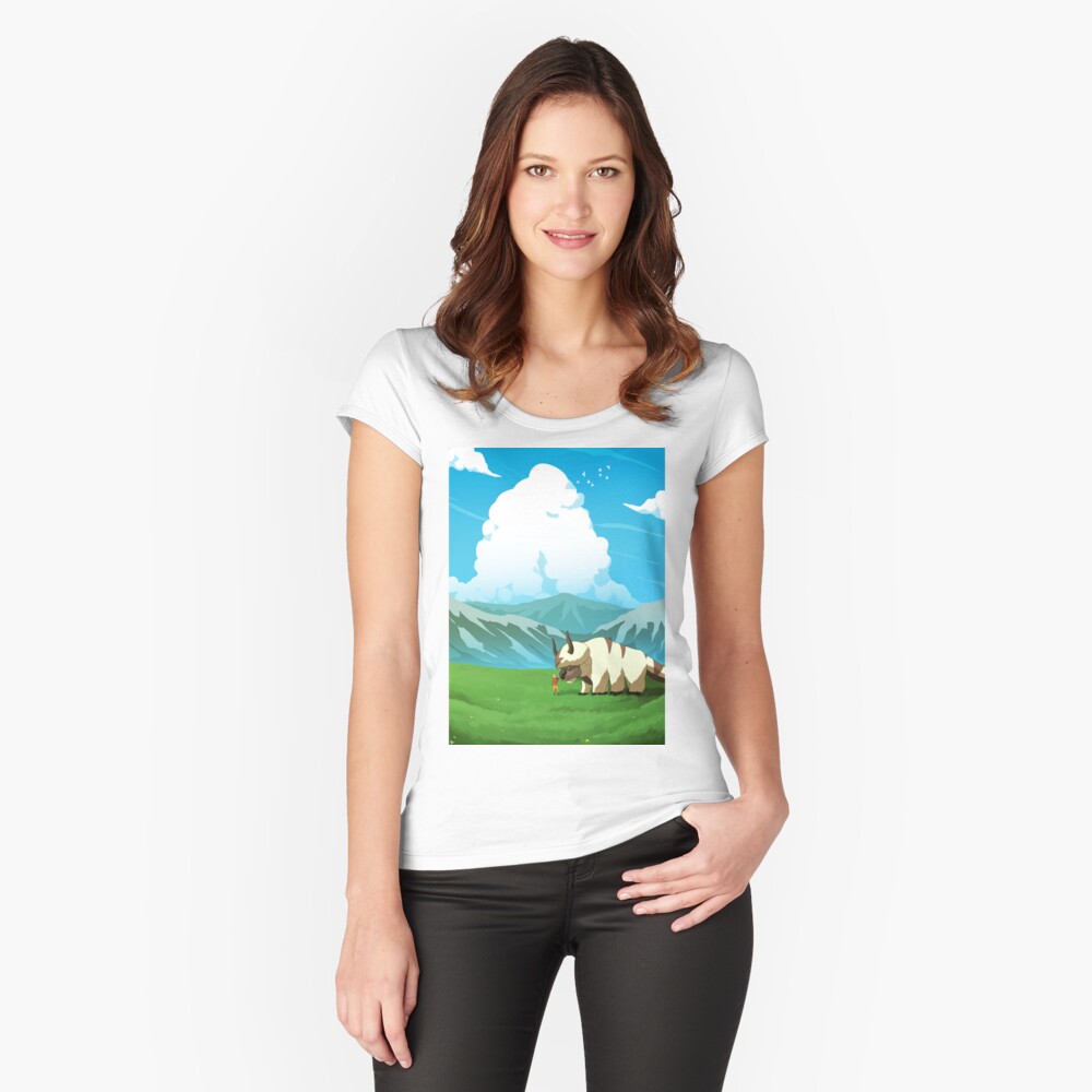 Item preview, Fitted Scoop T-Shirt designed and sold by henleash.