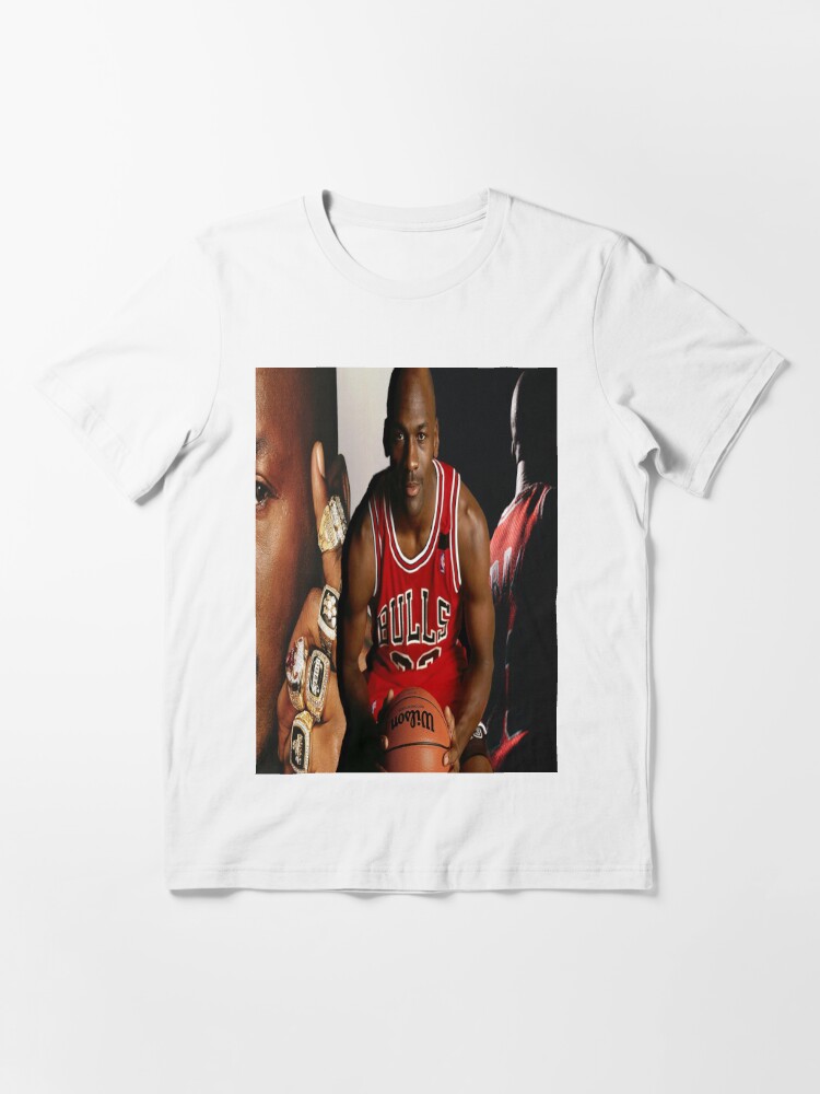 Michael Jordan with Trophy TShirt Essential T-Shirt for Sale by  ProperTShirts