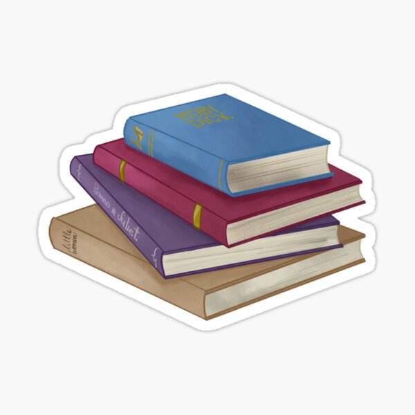 Aperçu de l'œuvre Pile de livres créée et vendue par The Art of Moni.