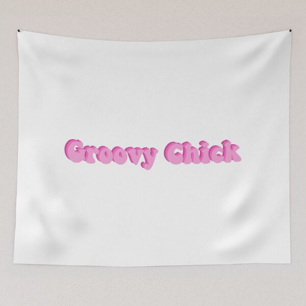 Item preview, Groovy Chick Pink designed and sold by hashntoast.