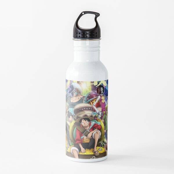 One Piece Anime Water Bottle Redbubble
