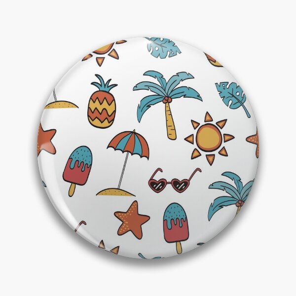 Aperçu de l'œuvre Ambiance vacances d'été créée et vendue par PrintedLemon.