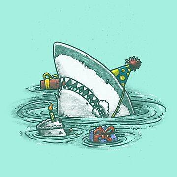 Artwork thumbnail, Happy Birthday Shark by nickv47
