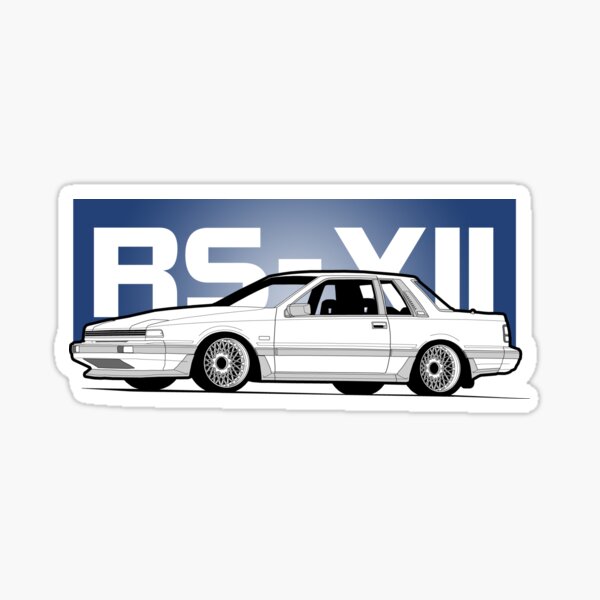 RS-XII Blue Notch Sticker