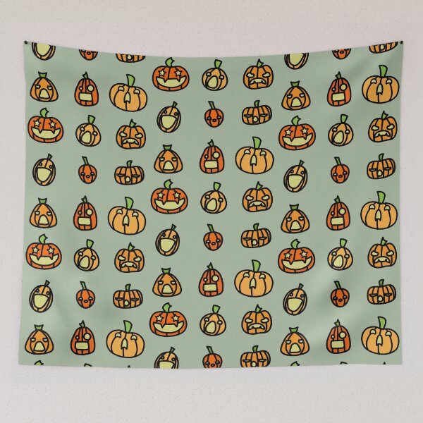 Item preview, Hallowe'en Orange Pumpkins | Scenery found in the Fall (or Autumn if you prefer) | babyRAGE Item #I0027C designed and sold by babyrage.