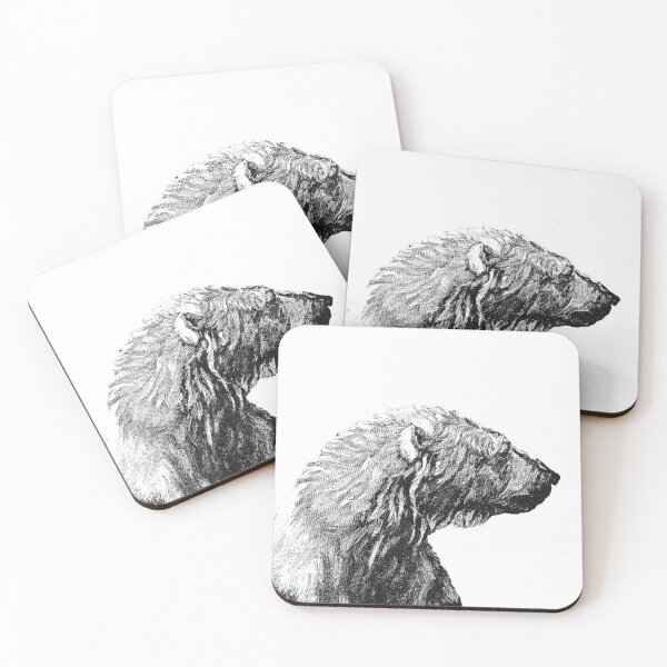 Item preview, Profile of a Polar Bear designed and sold by Christine Montague.