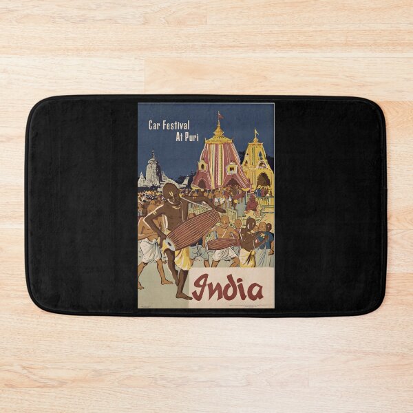 Item preview, Puri Car Festival retro poster designed and sold by CorasPosters.