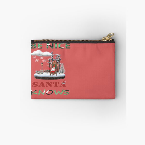 Item preview, Happy Santa -Be Nice Santa Knows designed and sold by TeesFashion.