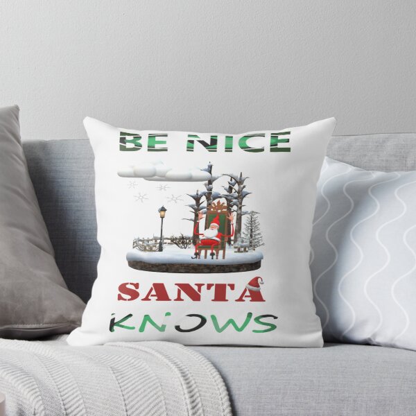 Item preview, Happy Santa -Be Nice Santa Knows designed and sold by TeesFashion.