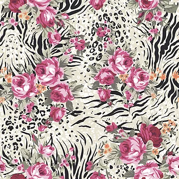 Artwork thumbnail, Wild Roses by implexity