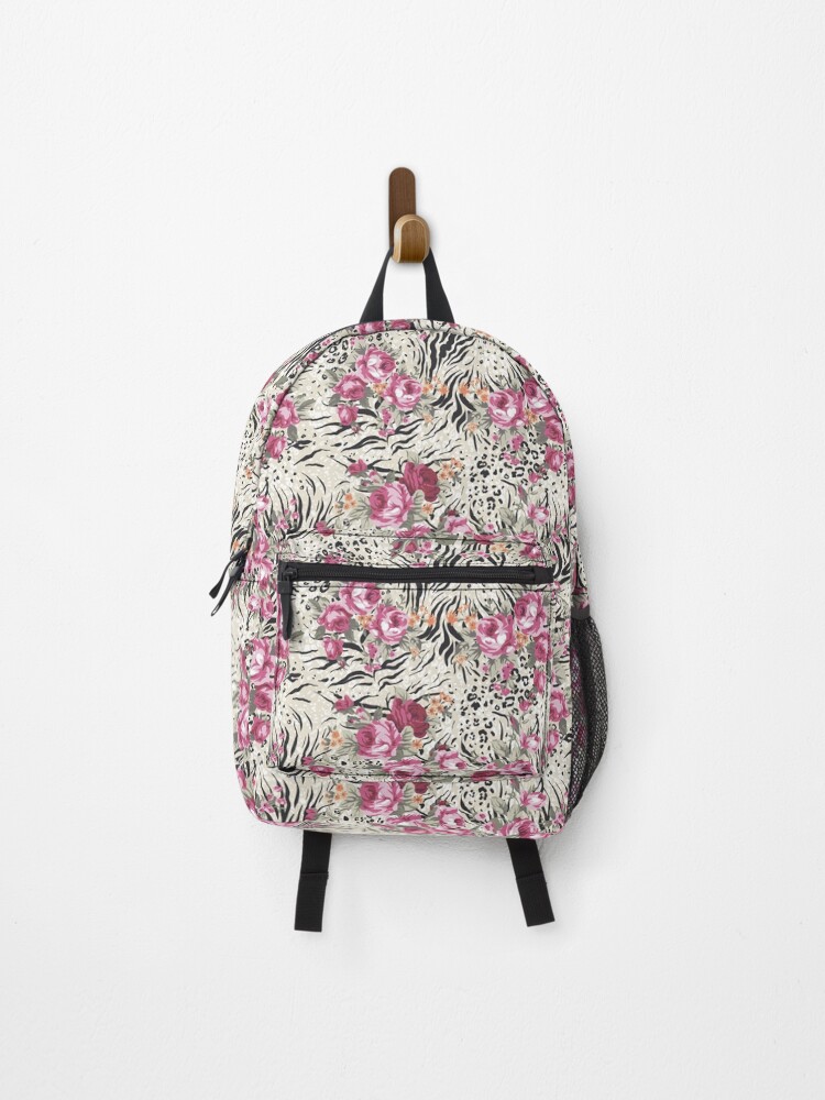 Thumbnail 1 of 3, Backpack, Wild Roses designed and sold by implexity.
