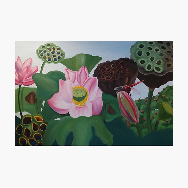 Aperçu de l'œuvre Lotus Flower Life Cycle créée et vendue par pineapplestreet.