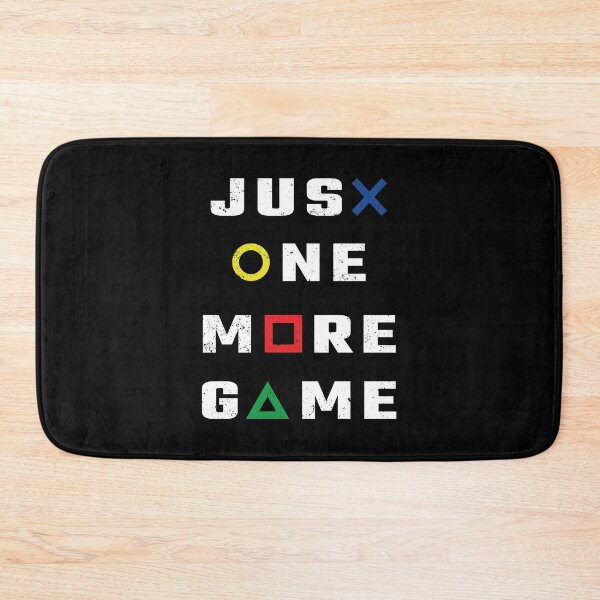 Item preview, Just One More Game With Playstation Button Symbol designed and sold by LotusBlue77.