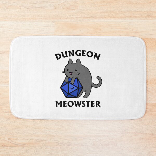 Item preview, Dungeon Meowster - DnD Dungeon Master Cat with D20 designed and sold by Cute N' Nerdy Shop.