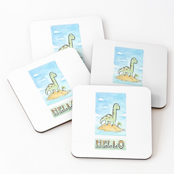 Item preview, Hello Tiny Dino - Watercolor designed and sold by tymonardo.