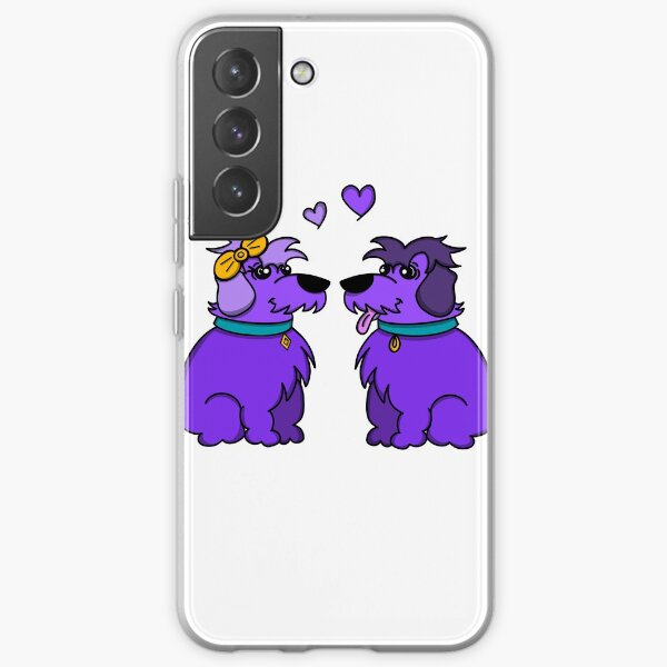 Sheep Dogs in Love Purple Samsung Galaxy Soft Case