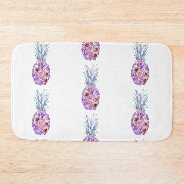 Item preview, Watercolor of Pineapple with flowers. designed and sold by SAS4rt.