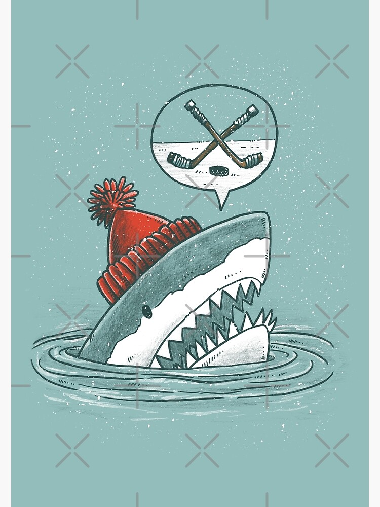 Disover The Hockey Shark Premium Matte Vertical Poster