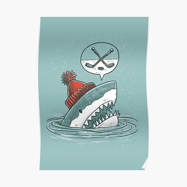 The Hockey Shark Poster