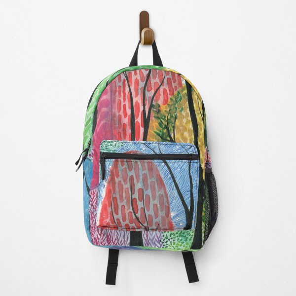 Item preview, Riotous - Rainbow trees watercolour painting designed and sold by klbailey.