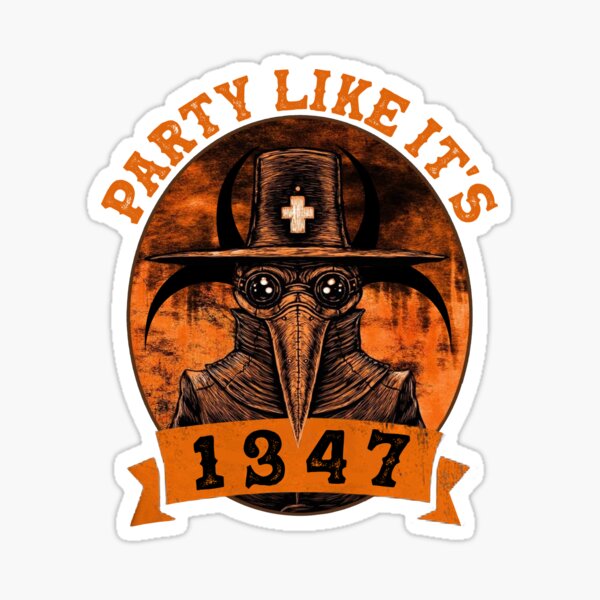 party like it 1347 funny boardgame Sticker